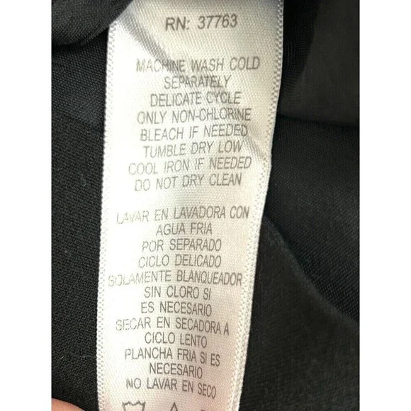 Laundry by Shelli Segal Sz 6 Black White Colorblock Lace Sheath Career Dress N4 - Picture 12 of 12